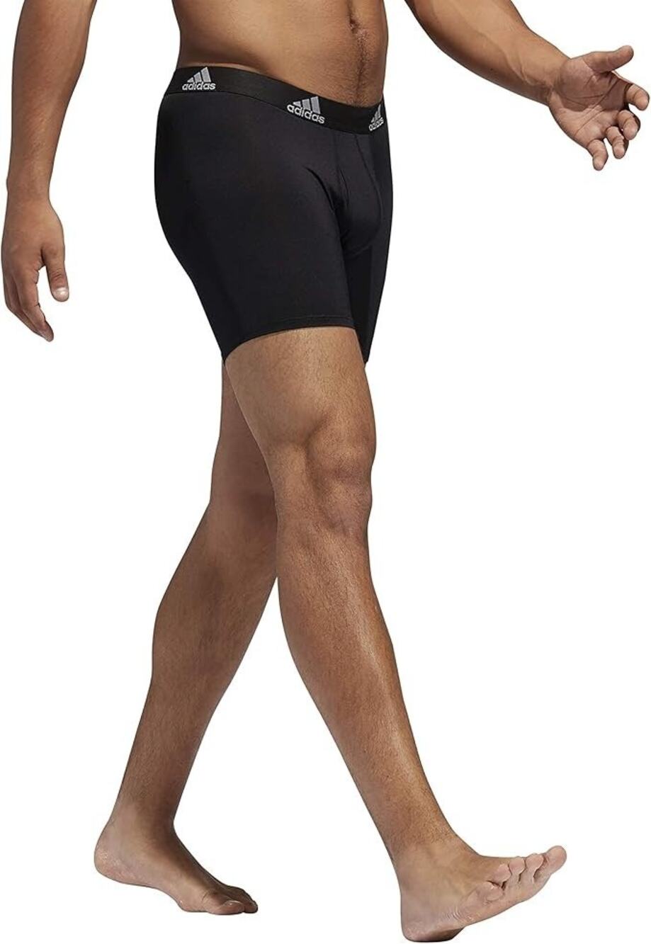 Adidas Men's Small Black 3 Pack Performance Boxer Brief Comfort Underwear S5-17